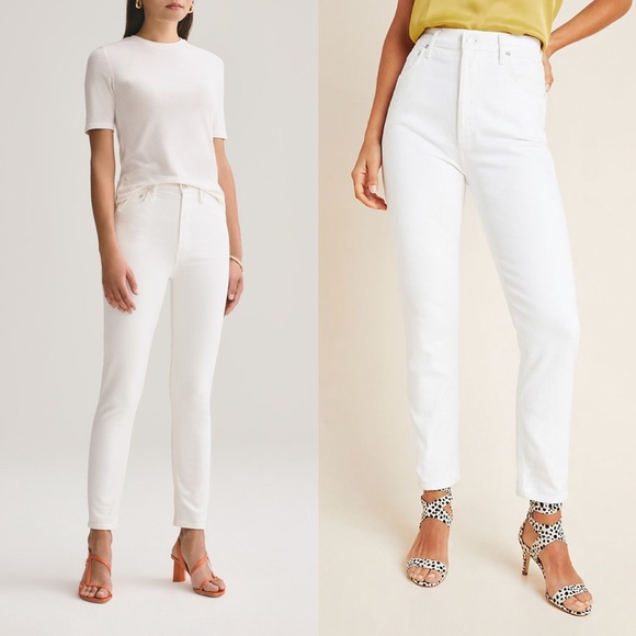 Nwt Agolde Nico High Rise Slim Fit 